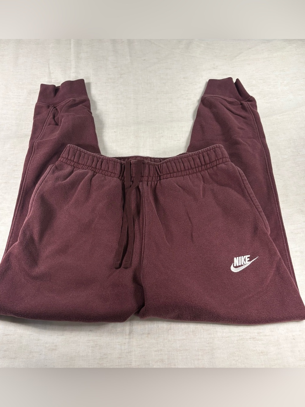 Nike Men’s Maroon Fleece Jogger Pants